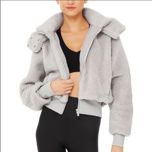 Alo foxy Sherpa hooded jacket